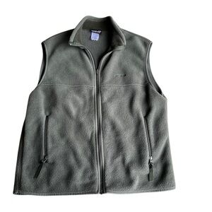 Patagonia Gray Fleece Vest Outdoor Style
